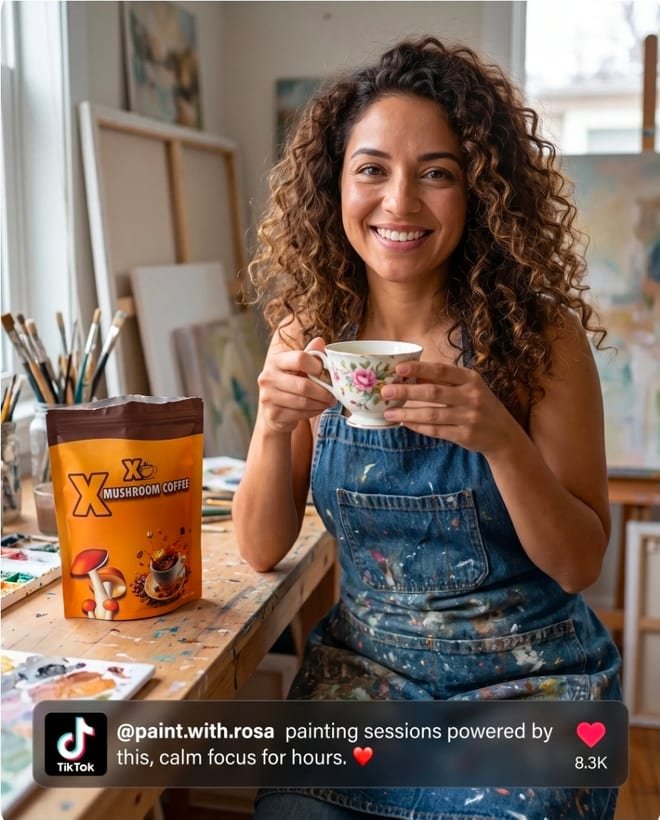 X Mushroom Coffee customer photo 1