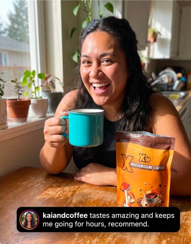 X Mushroom Coffee customer photo 7